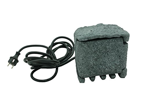 Trango 4-fach TG-STD4G IP44 Steckdosenstein Granit Optik für Ihren Garten Steckdosen für Außen inkl. 5 Meter Zuleitung - 2