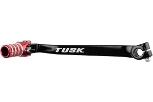 Tusk Klappbarer Schalthebel, schwarz/rote Spitze für Yamaha Raptor 700 2006-2021