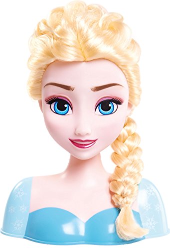 Imagen 2 de Disney Frozen - Busto peinable de Elsa con accesorios (IMC Toys 16149)