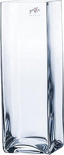 Sandra Rich 360016 Vase, Glas, transparent, 10 x 10 x 10 cm