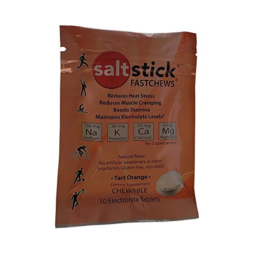 Sal Stick Fastchews Tabletas masticables con Sabor a limón 10-pc - naranja
