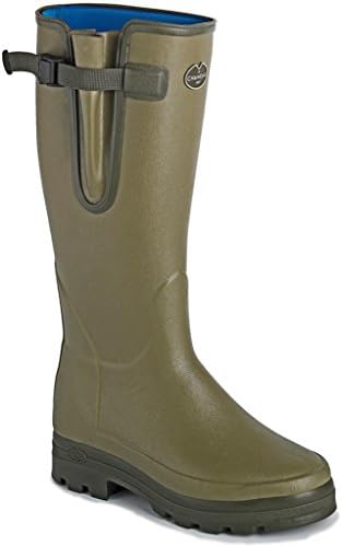 Le Chameau Ladies Vierzonord Warm Neoprene Lined Wellingtons With Adjustable Calf Gusset (Ladies UK 7 Euro 41, Green)