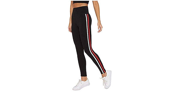 Women Strip jagging, Black 