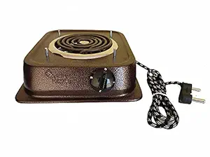 STARVIN Hot Plate Alloy Steel Electric Stove (Silver, Model- G. Coil N-2)