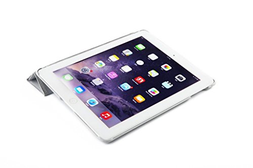 Invision® iPad 2 iPad 3 und iPad 4 Intelligente Hülle – Tolles Design – Magnetische Aufweck/Schlaf-Funktion – Hochwertiges PU-Leder (iPad 2 3 4 / Grau) - 3