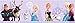 Disney Frozen Lilac Wallpaper Border Anna Elsa Olaf Sven Kristoff FR3503-3