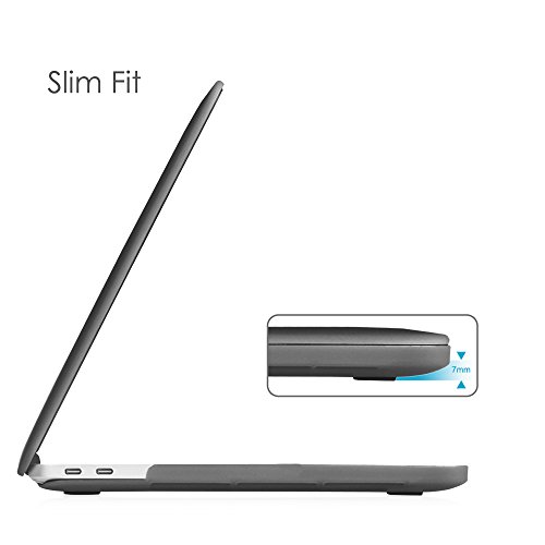 Fintie MacBook Pro 13 H  lle 2017   2016 - Ultrad  nne Hochwertige Matt Gummierte Hartschale Tasche Schutzh  lle Snap Case f  r NEUESTE 13-zoll MacBoo
