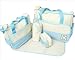 Produktbild 5 Piece Baby Changing Bag - Various Colours (Light Blue)