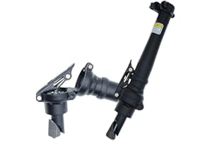 EASYBYMALL Manubrio pieghevole per bicicletta elettrica, Tubo sella per bici elettrica da 14" Attacco manubrio con funzione di regolazione a sgancio rapido Adatto alla maggior parte delle bici