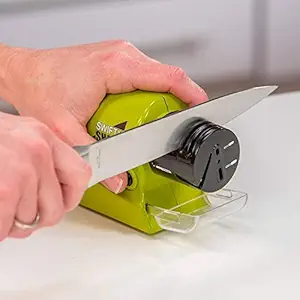 KPGROVE? Knife Blade Sharpener with Suction Pad (Multicolour)