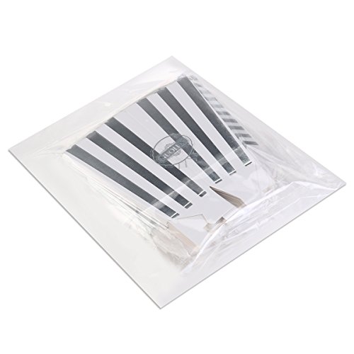 NUOLUX Popcorn Boxen, Party Candy Container behandeln Kartons, Silber - 4