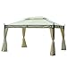 Produktbild Pérgola tipo Cenador para Jardín o Terraza - Color Blanco - Acero y Poliéster - 3x4m