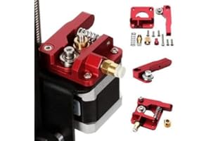 Upgrade MK8 Bowden Extruder zestaw do montażu, Vibury zamiennik aluminium wytłaczarka Drive Feed do Creality Ender 3/3 Pro CR-10, CR-10S, CR-10 S4, CR-10 S5, 1,75 mm prawa ręka