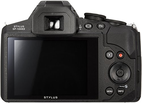 Olympus SP‑100EE Digital Compact Camera (16MP, 50x Super Wide Zoom, Built-in Dot Sight) 3.0 inch LCD