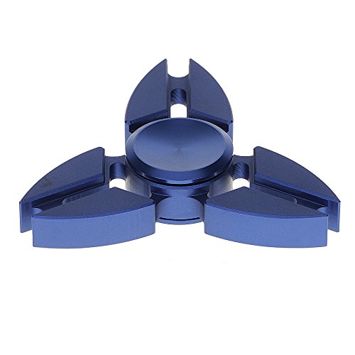 GGG Triple Claw Tri Fidget Hand Spinner Ultra Durable Pure Copper Spinner Stress Reducer Children Kids Adults EDC Toy for ADHD Anxiety Autism Focusing Quitting Bad Habits|Blue GGG Triple Claw Tri Fidget Hand Spinner Ultra Durable Pure Copper Spinner Stress Reducer Children Kids Adults EDC Toy for ADHD Anxiety Autism Focusing Quitting Bad Habits|Blue