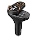 Price comparison product image YongYI FM Transmitter, Car MP3 Lossless Music Player Bluetooth Handsfree Car Kit Wireless Radio Audio Adapter with Dual USB Charger Ports(5V 4.8A) OLED Screen 1.2inch Display