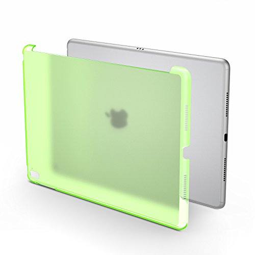 MoKo Hülle für iPad Pro 9.7 - Ultra Slim Translucent Hart Polycarbonate Schale Schutzhülle Case Cover für Apple iPad Pro 9.7 Zoll 2016 Modell Tablet, Matt Grün (Auch für iPad Pro Offizielle Tastatur)