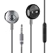 Produktbild In Ear Kopfhörer Ear Ohrhörer Kopfhörer Noise Cancelling Kopfhörer Bass Stereo-Sport-Headsets Headset mit Ohrstöpseln und Mikrofon für iPhone Android Smartphones MP3 Players Grau