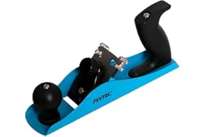 MYJ FIXTEC Block Planer, Surface Forming Plane Metal Body 235MMx 50MM Multi Wood Hand Rasp Blade for Woodworking Trimming Tool for DIY