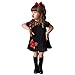 Produktbild JYJM Kleinkind Mädchen Rose Floral Festzug Prinzessin Party Kleid (Size:2 Jahre, Schwarz)