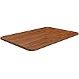 vidaXL Solid Oak Wood - Dark Brown Bathroom Countertop/Tabletop - Versatile 60x40cm Surface for Vanity, Desk or Coffee Table