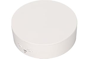 MINIFINKER Présentoir rotatif à 360 degrés, plateau tournant électrique silencieux à 2 vitesses, charge maximale de 6,6 lb pour les cosmétiques, les montres et les services à thé(blanche)