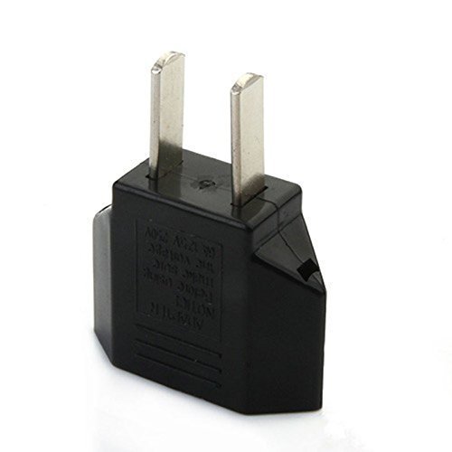 Top Elecs Netzadapter USA, US-Stecker 2pin auf Euro-Buchse (2er Set) - 2