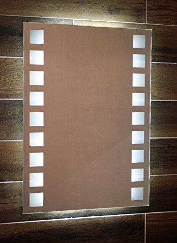 LED Badspiegel 50 x 70 cm Spiegel mit Beleuchtung Bad Spiegel - 667978-1-W57 - warm - weiß