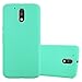 Produktbild Cadorabo Hülle für Motorola Moto G4 / Moto G4 Plus - Hülle in Frosty GRÜN – Hardcase Handyhülle im matten Frosty Design - Schutzhülle Bumper Back Case Cover