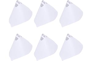 WPPPAN 50Pcs White Paint Strainers Paper Cone Paint Mixing Cup Strainer Fine Mesh Filters Funnel Filter Disposable Spray Gun Sprayer Accessories Automotive,Body Repair Tools,Paint Tools and Equipment