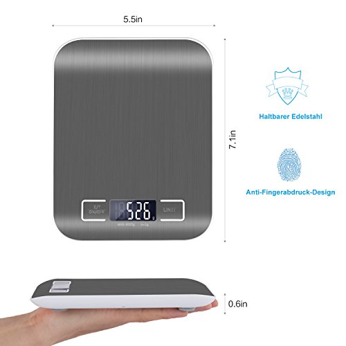 Digitale-Kchenwaage-DEEPOW-Digitalwaage-Kche-Electronische-Waage-Kchenwaage-Briefwaage-Hohe-Przision-auf-bis-zu-1g-5kg-Maximalgewicht-mit-Tara-Funktion-6-Wiegeeinheiten-g-kg-ib-oz-ml-milch-ml-und-LCD-