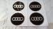Produktbild 4 x 55 mm Durchmesser Neu AUDI Rad Mitte Kappen Aufkleber Self Adhesive Emblem Decals Billig …