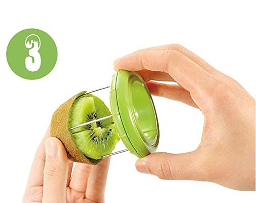 SwirlColor Kiwi Peeler-Edelstahl-Frucht Pitted Peeler Kitchen Gadget - 5