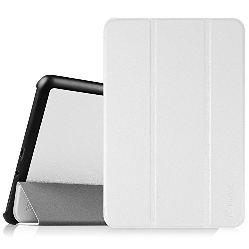 Fintie Samsung Galaxy Tab E 9.6 Hülle Case - Ultra Schlank Superleicht Ständer Smart Shell Cover Schutzhülle Etui Tasche für Samsung Galaxy Tab E T560N / T561N 24,3 cm (9,6 Zoll) Tablet-PC, Weiß