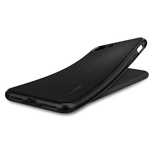 Spigen Liquid Armor - Funda iPhone 8 Plus  2017    Funda iPhone 7 Plus  2016  con Gel de Silicona  Negro