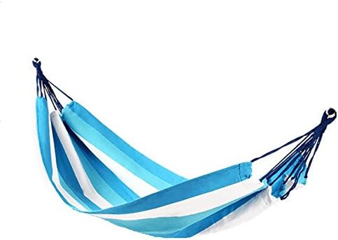 Large Padded anti-roll Canvas Hammock Sky Blue