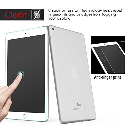 MoKo Folie für Neu iPad 9.7 Zoll 2017 – HD 9H Panzerglas Hartglas Displayschutzfolie Glas Display Schutzfolie Displayschutz für New iPad 9.7″ 2017, iPad Pro 9.7″, iPad Air 2 , iPad Air Tablet, Klar - 4