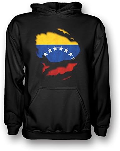 Venezuela Ripped Effect Under Shirt - Kids Hoodie