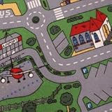 Spiel Spass HEVO ® Strassen Kinderteppich | Spielteppich 135×200 cm - 2