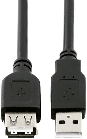 USB 2.0 A-A Cable M/F Extension , 25FT Black