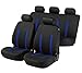 Produktbild Timon 38458, Sitzbezug Schonbezug Autositzbezug, Komplett Set, Schwarz, Blau