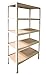 Produktbild shelfplaza® HOME Steckregal 200x100x40cm weiß 5 Böden - Kellerregal Lagerregal Metallregal Schwerlastregal Garagenregal Fachbodenregal Werkstattregal Haushaltsregal Ordnerregal