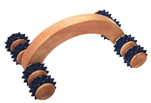 Preisvergleich Produktbild Croll & Denecke Massagehandroller aus Holz, 8 Rollen