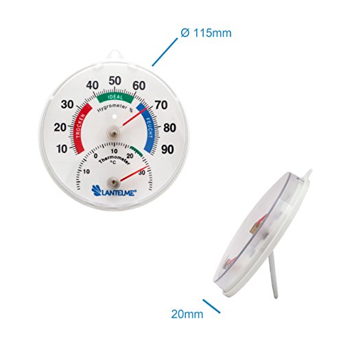 Lantelme 4127 Kombi Thermometer / Hygrometer Analog Durchmsser 11,5 cm - 4