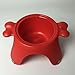 Produktbild Petego Yoga Raised Pet Bowl-Medium-Red