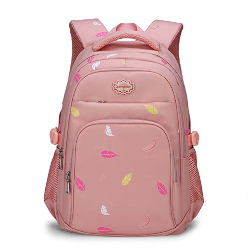 Preisvergleich Produktbild Grundschule Tasche Leinwand Schultasche Rucksack Mädchen Unisex Modische Leinwand Reißverschluss Rucksack Schule College Laptop-Tasche Für Jugendliche Mädchen Studenten Lässig Leichte Reise Daypack Ou