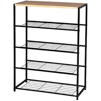 Wooden-Life Bambus Schuhschrank Sitzbank Schuhregal Schuhbank Badregal