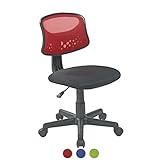 Kayelles Chaise de Bureau Enfant FAYA, Junior, Etudiant - Siege Bureau Enfant (Rouge)