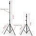 Neverland Adjustable Stainless Steel Tripod Stand Mannequin Holder for Training Head (with Bag)