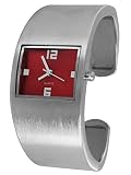 Pacific Time Damen Spangenuhr Analog Quarz mit Metallarmband 21627